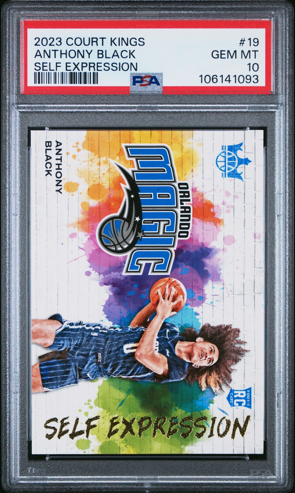 2023 PANINI COURT KINGS SELF EXPRESSION #19 ANTHONY BLACK PSA 10