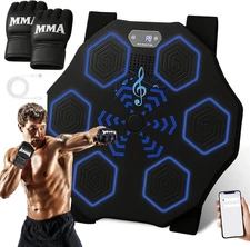 Punching Music Boxing Machine for Adults - Wall Music Punching Machine Adult w/B