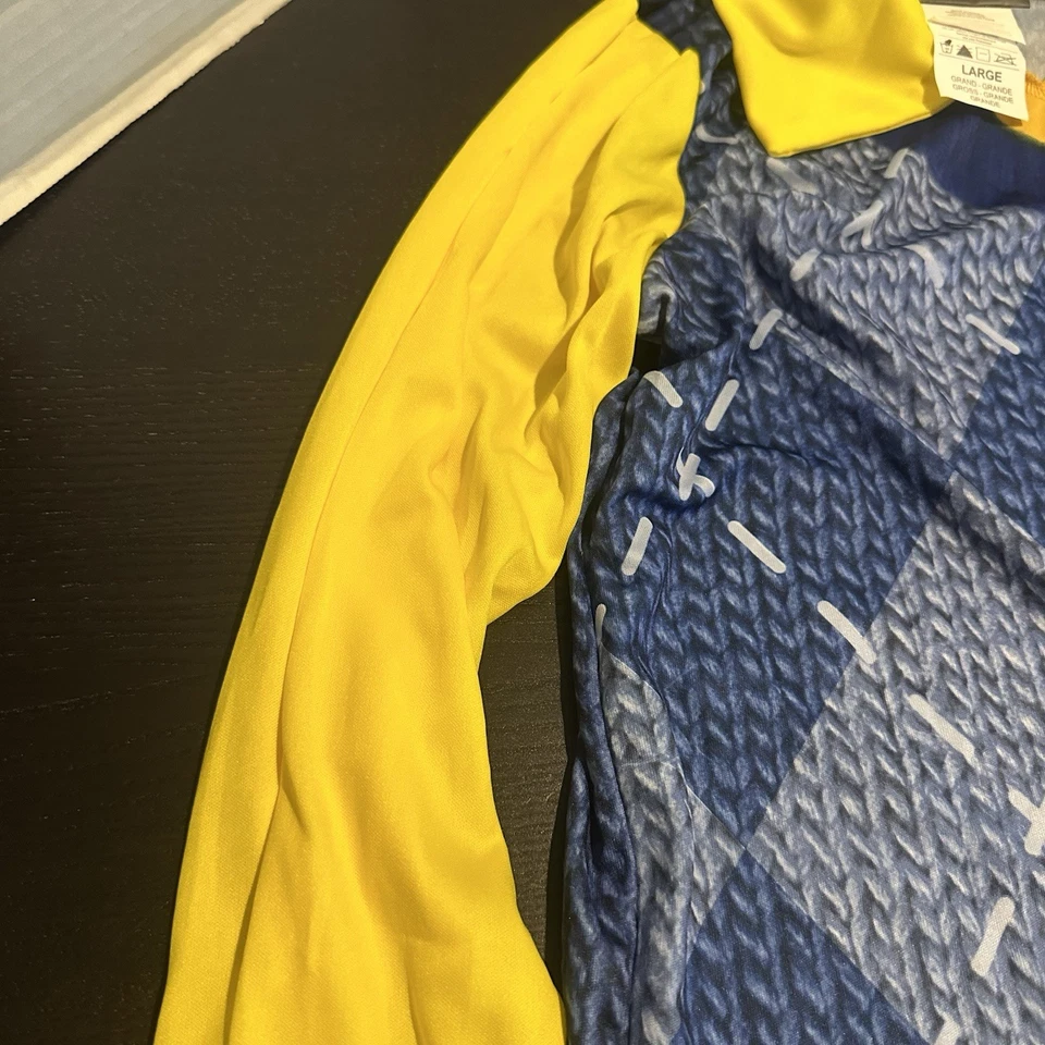 Hello Neighbor 万圣节服装 男孩 大号 衬衫 面具 充气铲 阅读 — 第 4/4 张图片