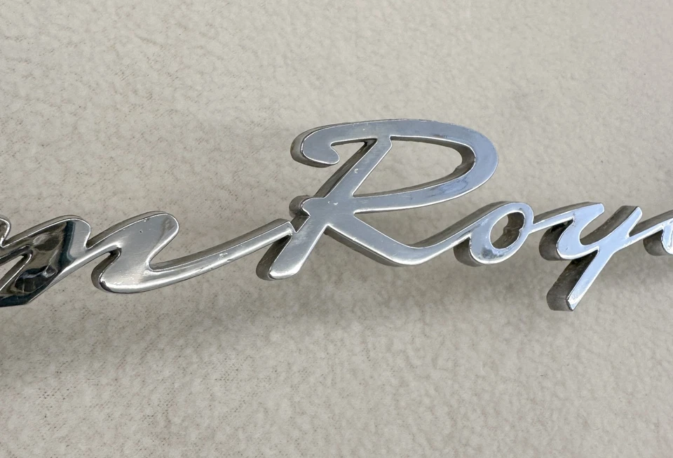 Dodge Custom Royal Quarter 1958 panel placa de identificación emblema 58 par convertible Foto 4 de 4