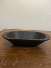 Hearthside Collection Wooden Bowl Primitive Rustic Farmhouse Decor 11  Long