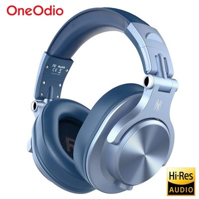 Oneodio A70 Wireless Bluetooth 5.2 Headphones 72Hrs Over Ear Hi-Res Audio 3.5mm/