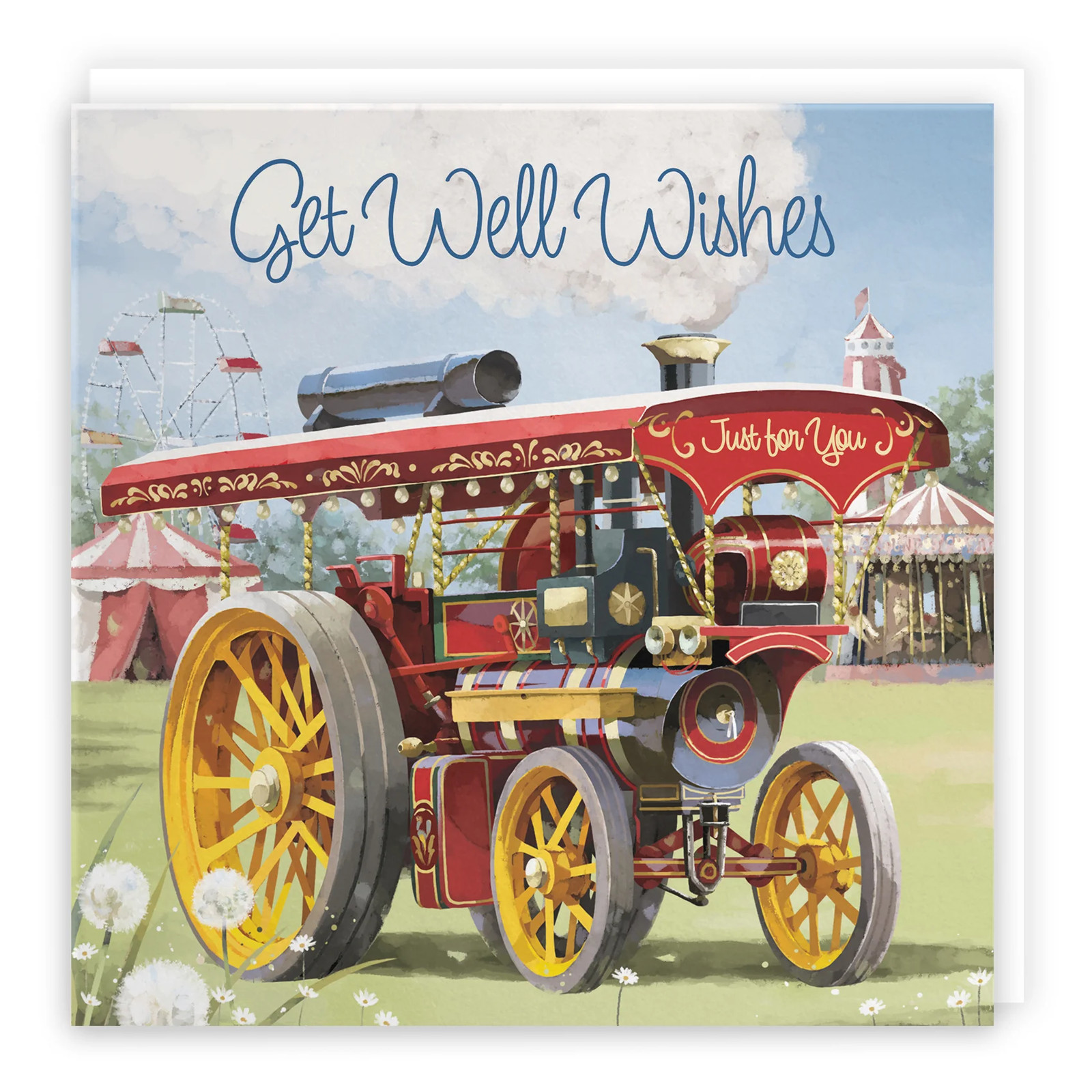 Get Well Card Traction Engine Milo's Gallery