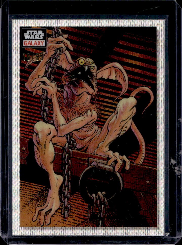 2023 Topps Chrome Star Wars Galaxy Salacious B. Crumb Wave Refractor #/99