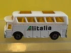 Matchbox Lesney Superfast #65 Airport Coach Red "ALITALIA” Used Rare HTF L-54A