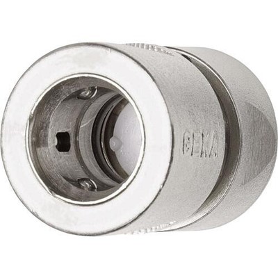 GEKA  plus Stecksystem Schlauchstück 1/2'' mit Wasserstopp, Schlauchkupplung