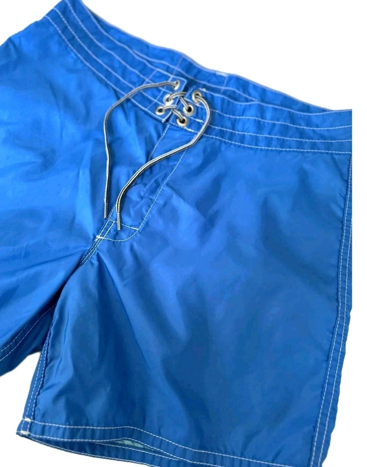 De Colección Nuevo Birdwell Beach Britches Board Shorts Para Hombre Azul Nylon Talla 31 Hecho en EE. UU. Foto 2 de 4