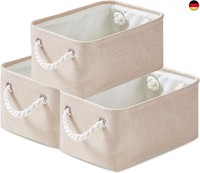 Mangata Stoff Aufbewahrungsboxen, Faltbare Aufbewahrungsbox Mit Seilgriffen FüR