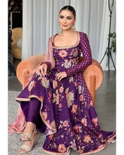 Indian Pakistani Anarkali Salwar Kameez Suit Women Party Wedding Wear Gown Dress