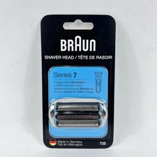 Braun Series 7 73S Electric Shaver Replacement Head Blade Cutter Silver Fits S7