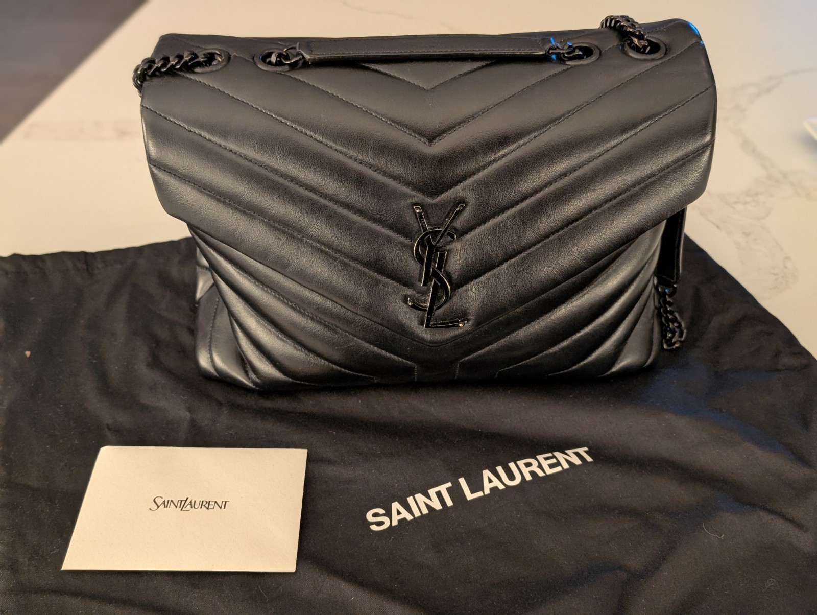 Saint Laurent Loulou Borsa a tracolla media (SKU 808896806)