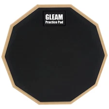 8 inch Practice Drum Pad Double Sided Silicone High Density Wood Rubber