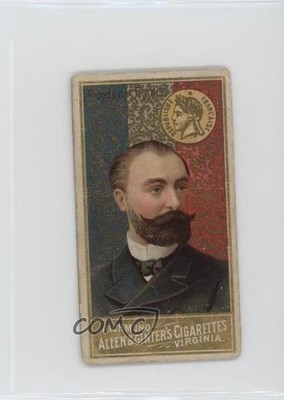 1889 Allen & Ginter World's Sovereigns Tobacco N34 President of France 0d08