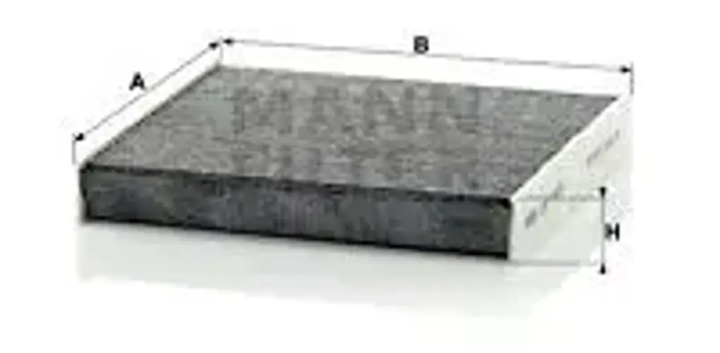 Cabin filter behind the glove compartment Activated Carbon Filter CUK 1919 - Image 6