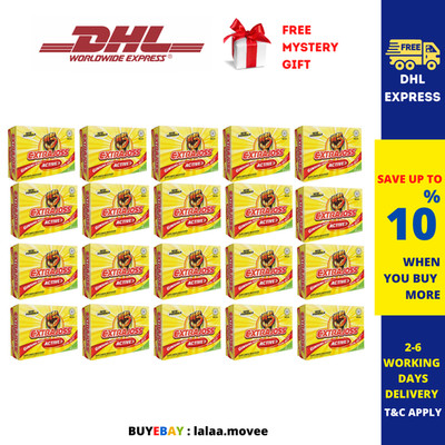 20 X EXTRA JOSS Active Flavour 5 Box Energy Drink Pulver Boost Stamina