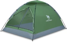 CAMEL CROWN Tents for Camping 2/3/4/5 Person 2 person, 2 person Army Green 
