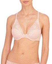 NATORI 741258 AVAIL FULL FIGURE CONVERTIBLE UNDERWIRE BRA 30DDD Cameo Rose
