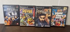 Lot Of 4 PlayStation 2 Game Grand Theft Auto Fantastic 4 Dead To Rights PAC-MAN