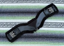Total Saddle Fit - STRETCHTEC Dressage Girth - 26" - Black w/ Fleece Liner 
