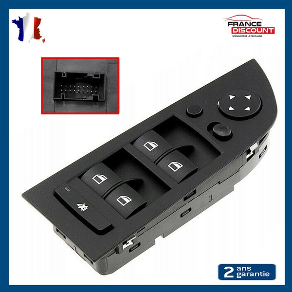 Platte Knopf Fensterheber Vorne Links FüR BMW Serie 3 E90 E91 (2004-2011)-image