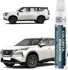 QAB Pearl White Tricoat Touch Up Paint for Nissan, Car Paint Pen Scratch Repa..