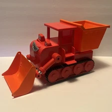 Bob The Builder Muck Playskool Dump Truck W/ Plow 2001 16” Large Toy Works