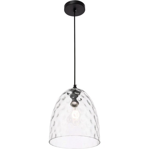 Living District LD2284 Gibson 1 Light 9.8 inch Black Pendant Ceiling Light - Picture 7 of 11