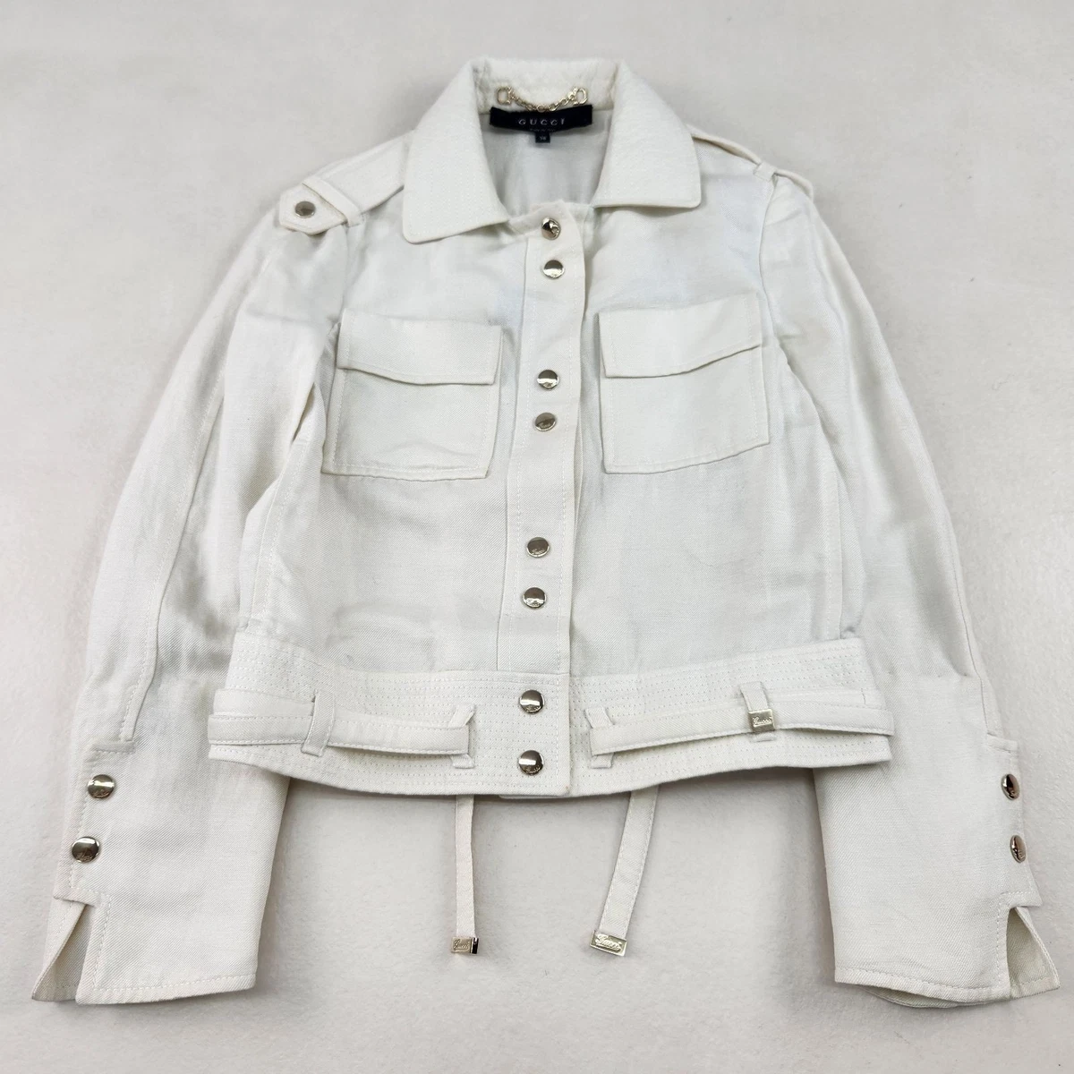 Gucci 牛仔外套、夹克、背心女| eBay