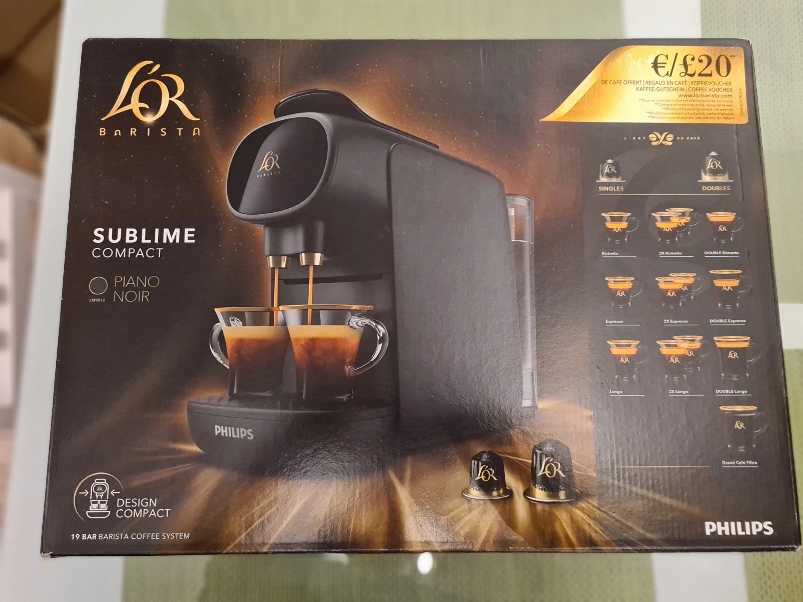 Lor Barista Sublime Compact Coffee Machine