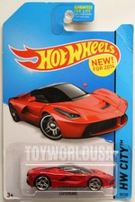 2014 Hot Wheels 38 Hw City Speed Team Laferrari Red