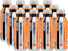 WOWHYDRATE Protein Water, Tropical Flavour Protein Drink, 10g Protein, 12x500ml