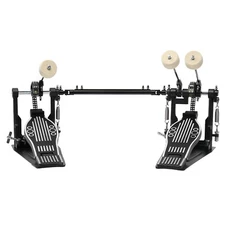 Double Kick Drum Pedal for Bass Drum Set Foot Pedal Two Chain Drive Percussion
