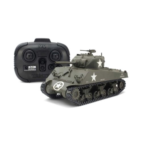 TAMIYA 1/35 RC US Medium Tank M4A3 Sherman w/Control Unit TAM48217 Other - Picture 2 of 3