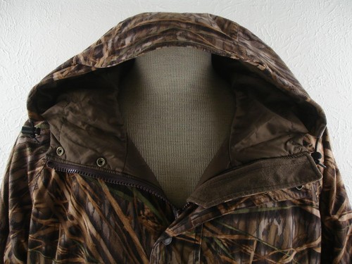 Men's L Cabela's Dry-Plus Thermolite Hunting Parka Jacket Mossy Oak Shadow Grass - Picture 2 of 24