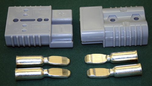 MENGE 100 x ANDERSON STYLE BATTERIESTECKER 175 AMP GRAU - Bild 1 von 2