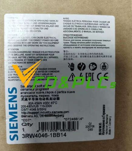 New In Box SIEMENS 3RW4046-1BB14 Soft Starter - Picture 1 of 1