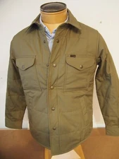 Filson 100% Cotton Cover Cloth Quilted Jac-Shirt Jacket NWT XS $295 Olive Drab
