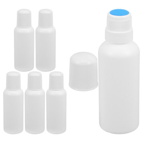 6 Pcs Bottle Baby Fitness Sponge Tip Applicators Refillable