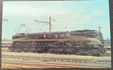PENNSYLVANIA 4935 ELECTRIC LOCOMOTIVE 1977 COLOR POSTCARD NEW