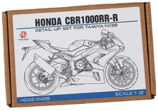 Hobby Design Hd02-0408 1/12 Honda Cbr1000Rr-R Details Up Set For Tamiya14138 F/S