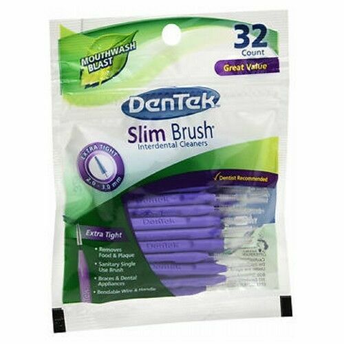Dentek Slim Brush 32 Interdental Cleaners for sale online eBay
