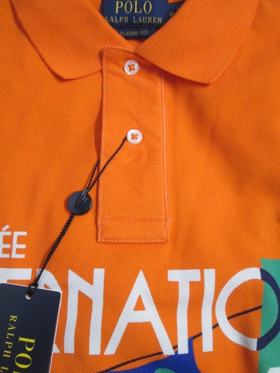 POLO RALPH LAUREN Men's Graphic Signal Orange ClassicFit POLO RALPH LAUREN Men's Graphic Signal Orange ClassicFit
