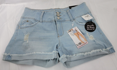 YMI Mid-Rise Stretch Distressed Cuffed Shorts Size 7 RN: 104369 | eBay