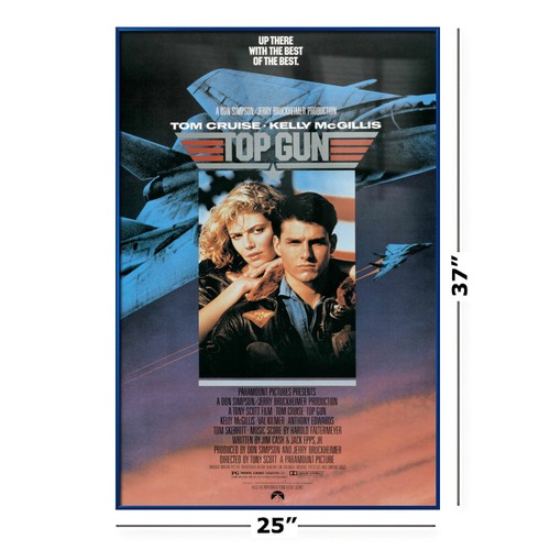 Top Gun - Framed Movie Poster (Regular Style) (Size: 24" X 36") - Picture 3 of 55
