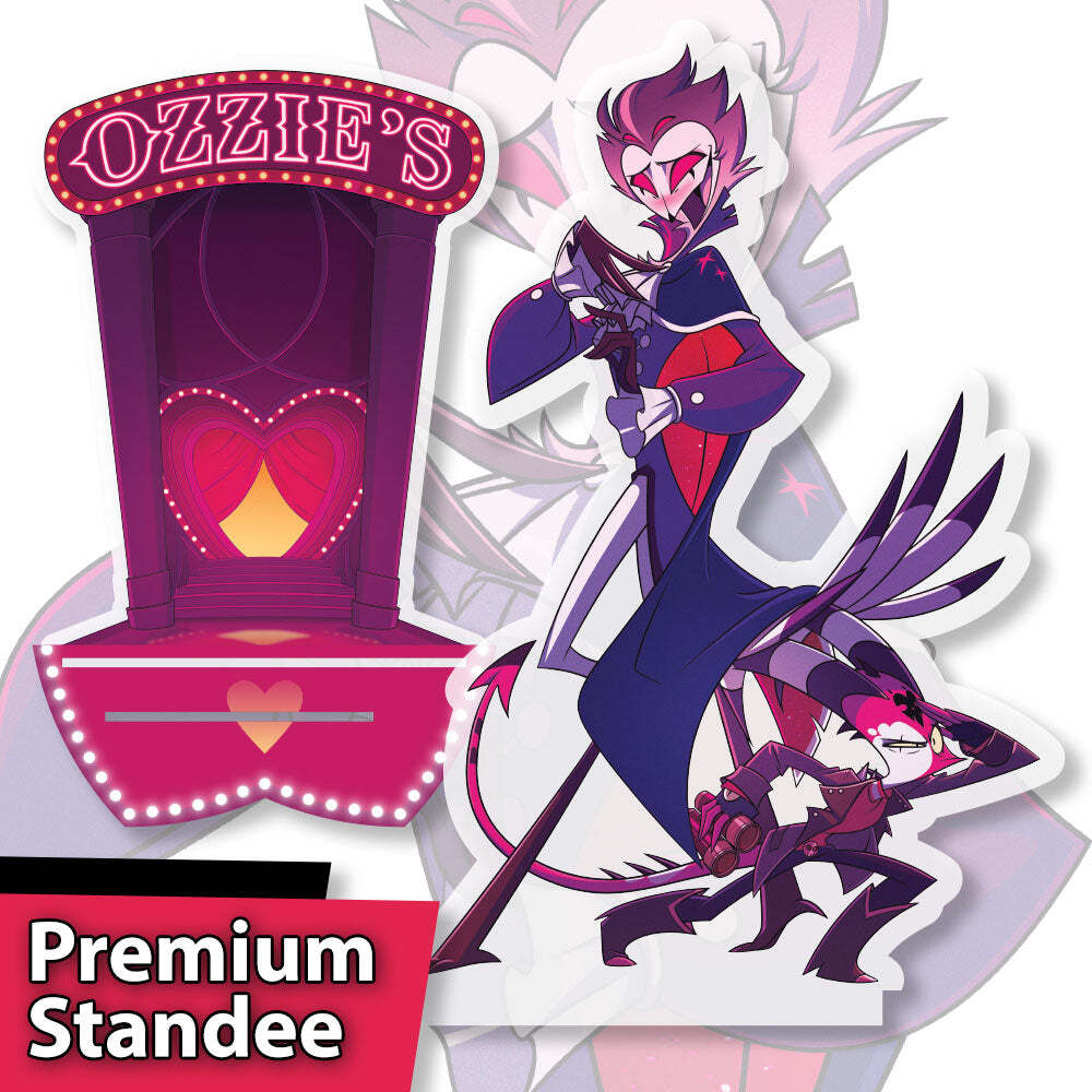 Vivziepop Helluva Boss Big Date at Ozzie's Premium Standee