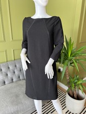 Jaeger Dress Size UK 8 Black Office Work
