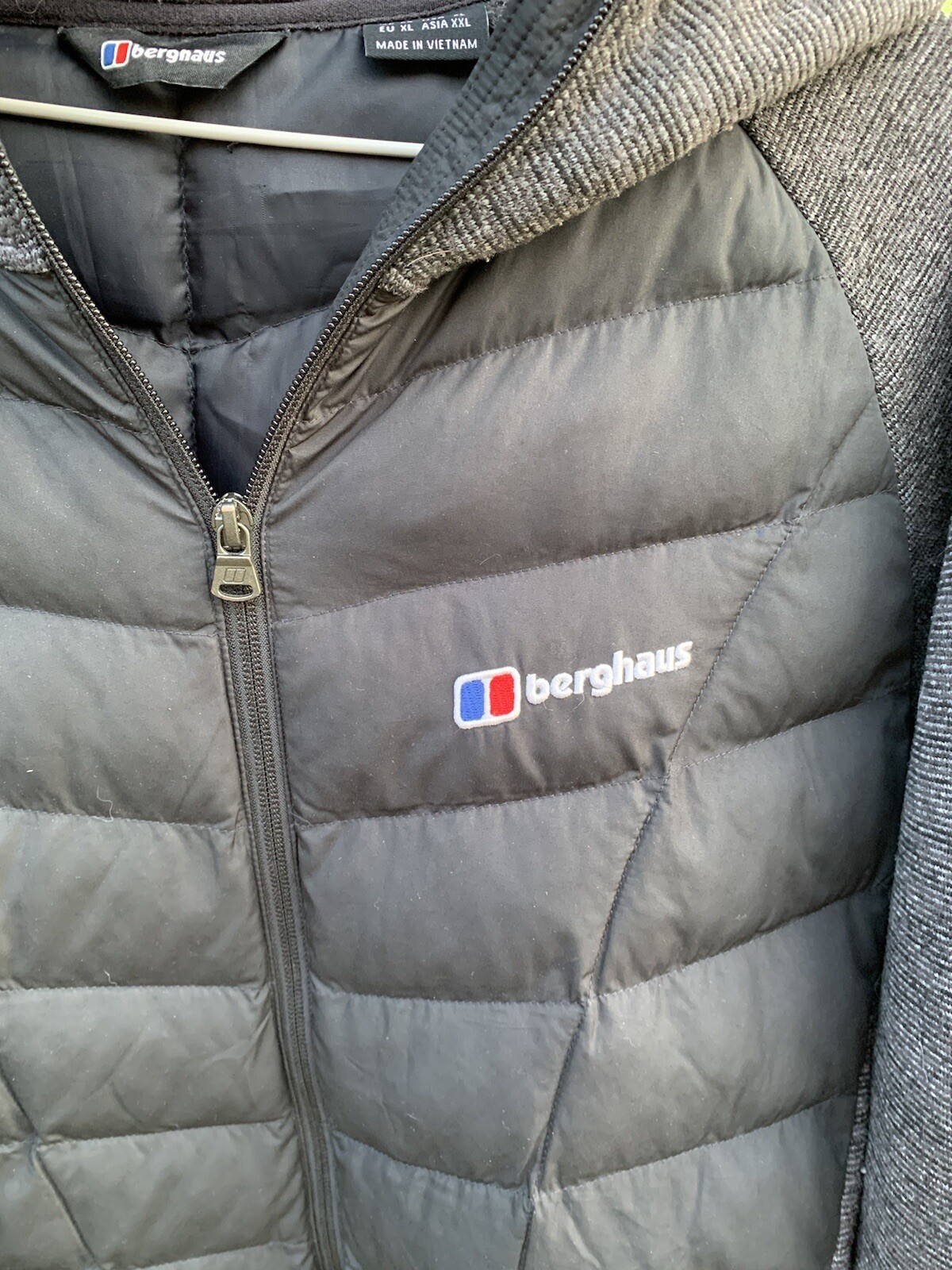 Berghaus ‘Duneline’ Black Hybrid Hydroloft Insulated Jacket Size Men’s