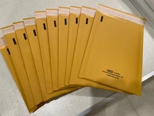 Lot 10 Uline S-22454 Economy Bubble Mailer #0