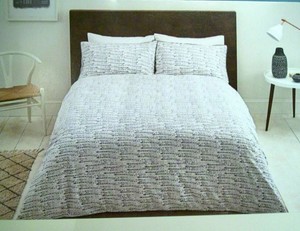 Sainsburys Shibori Dash Duvet Cover 2 Pillow Superking 180 Tc Bed