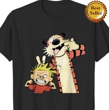 Calvin And Hobbes T-Shirt, Retro 90S Cartoon Tshirt All Size S-5Xl TG7635